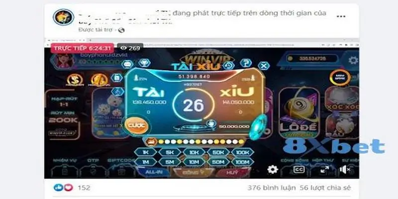 Tài xỉu livestream trò chơi giải trí đẳng cấp của giới trẻ